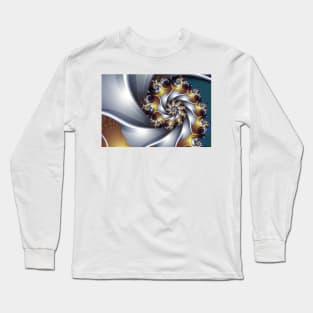 Gold and Silver Spiral Long Sleeve T-Shirt